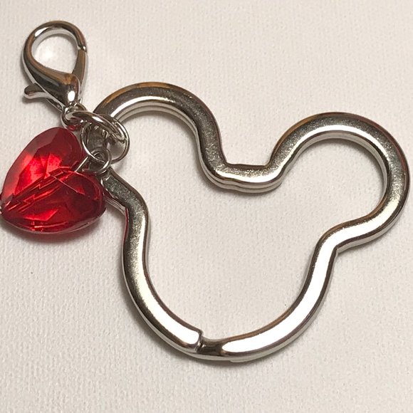 Mickey Mouse Ears Keychain Purse Charm Zipper Pull - Picture 1 of 6
